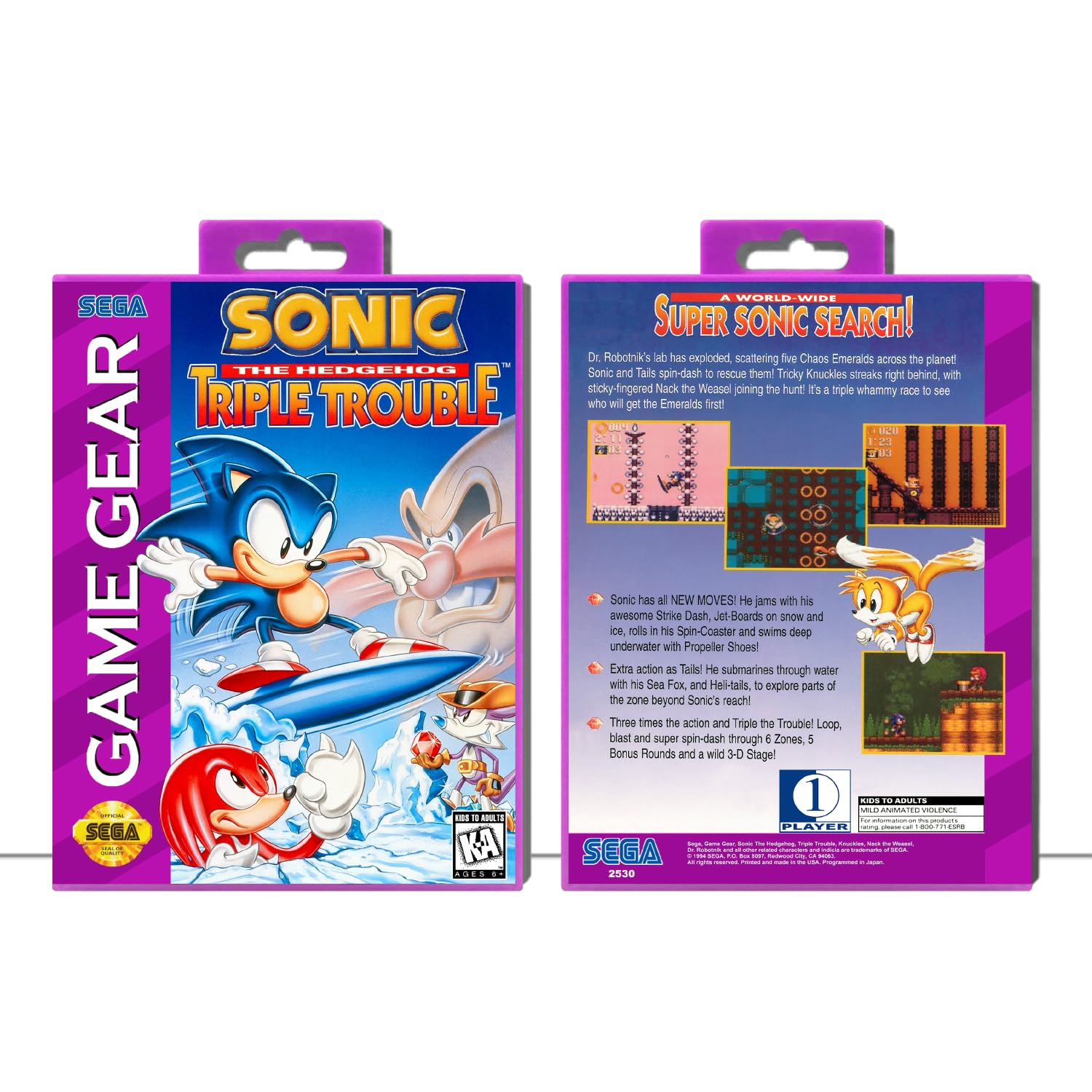 SEGA GAME GEAR / Sonic The Hedgehog Triple Trouble / PAL / Loose EUR 18