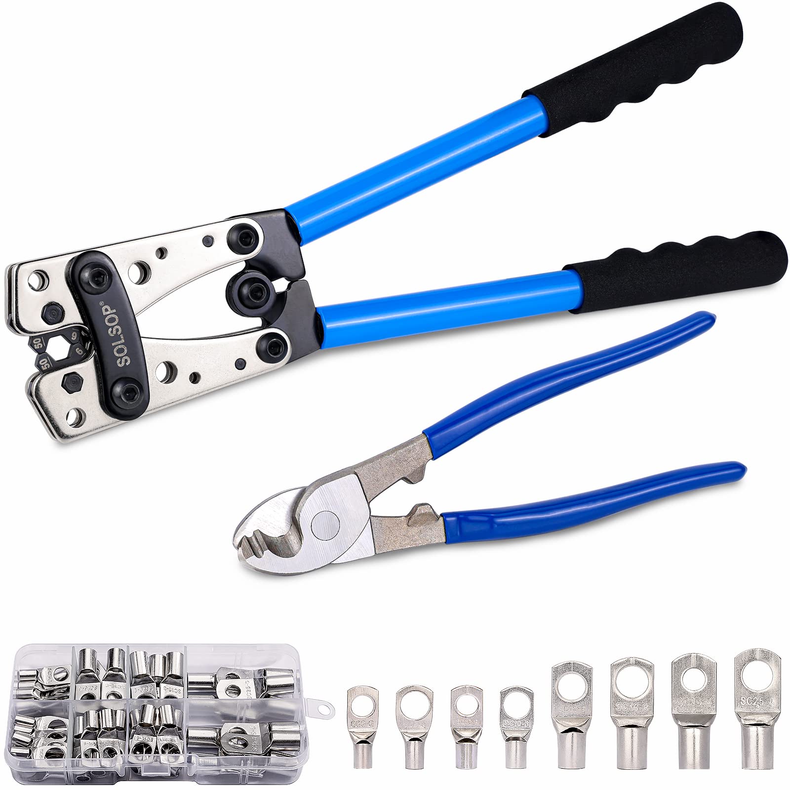Buy Solsop Battery Cable Crimping Tool 101/0 AWG for Battery Terminal