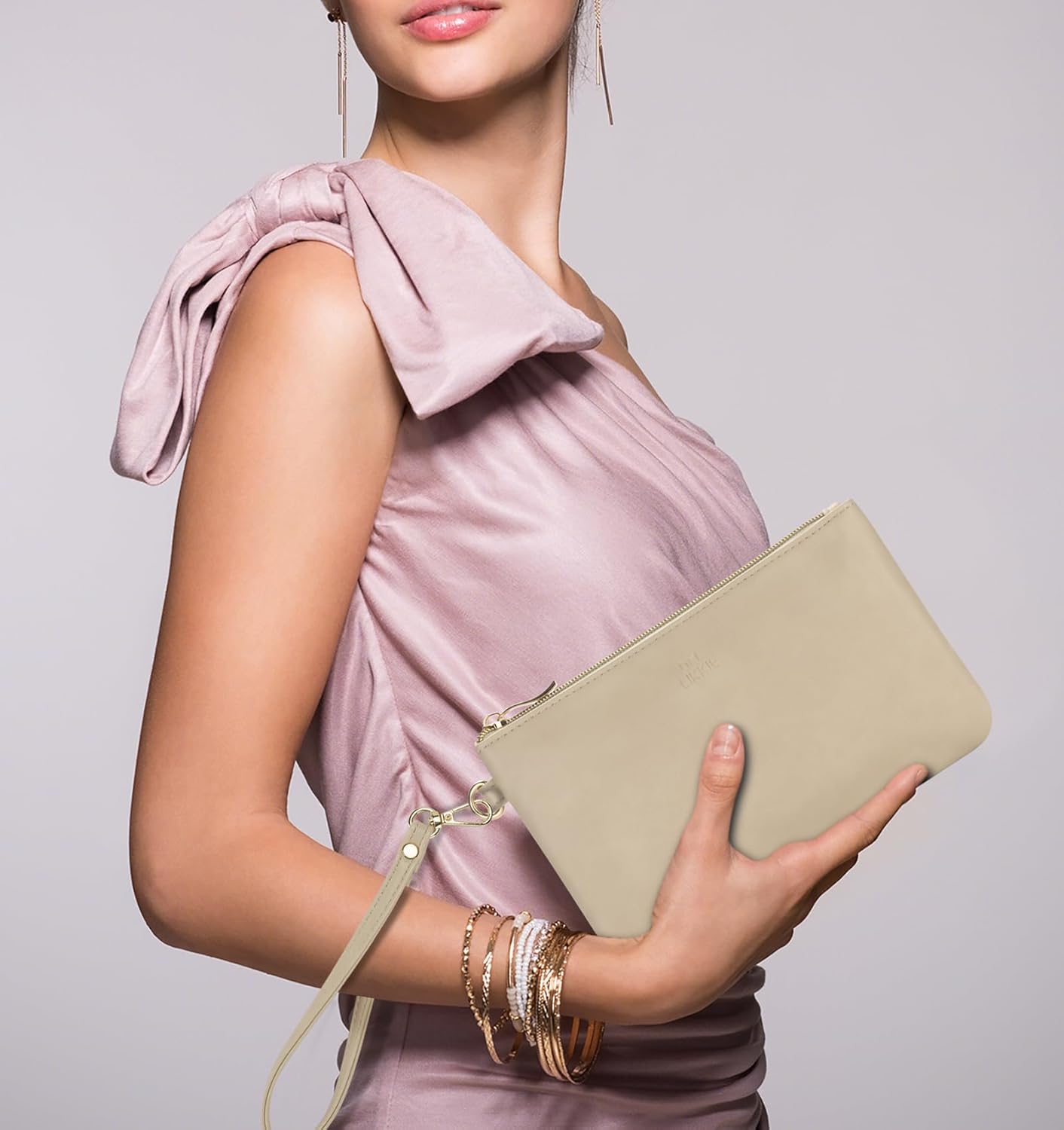 GM LIKKIE Wristlet Purse for Women, Evening Clutch Purse with strap for Party and Prom, Beach Bag for Summer - Image 2