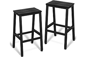 ODK 26 Inch Outdoor Bar Height Patio Stools