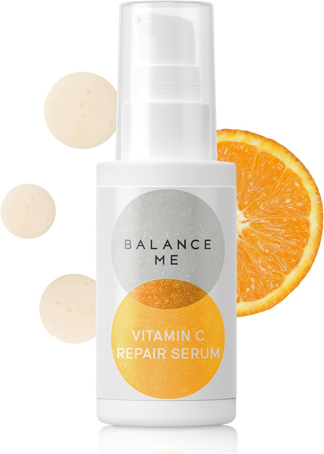 Balance Me Repair Vitamin C Serum 30ml, Hydrating Serum with Hyaluronic Acid and Collagen, Treatment for Hyperpigmentation, Dark Spots and Wrinkles