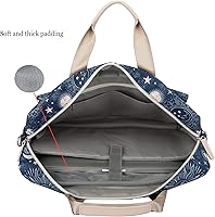 Vista 3 de Laptop Briefcase, Water Repellent Multi-Functional Shoulder Messenger Case Bag For MacBook Pro 15 inch and 16 inch-16 inch Laptop(Sol de Mayo)