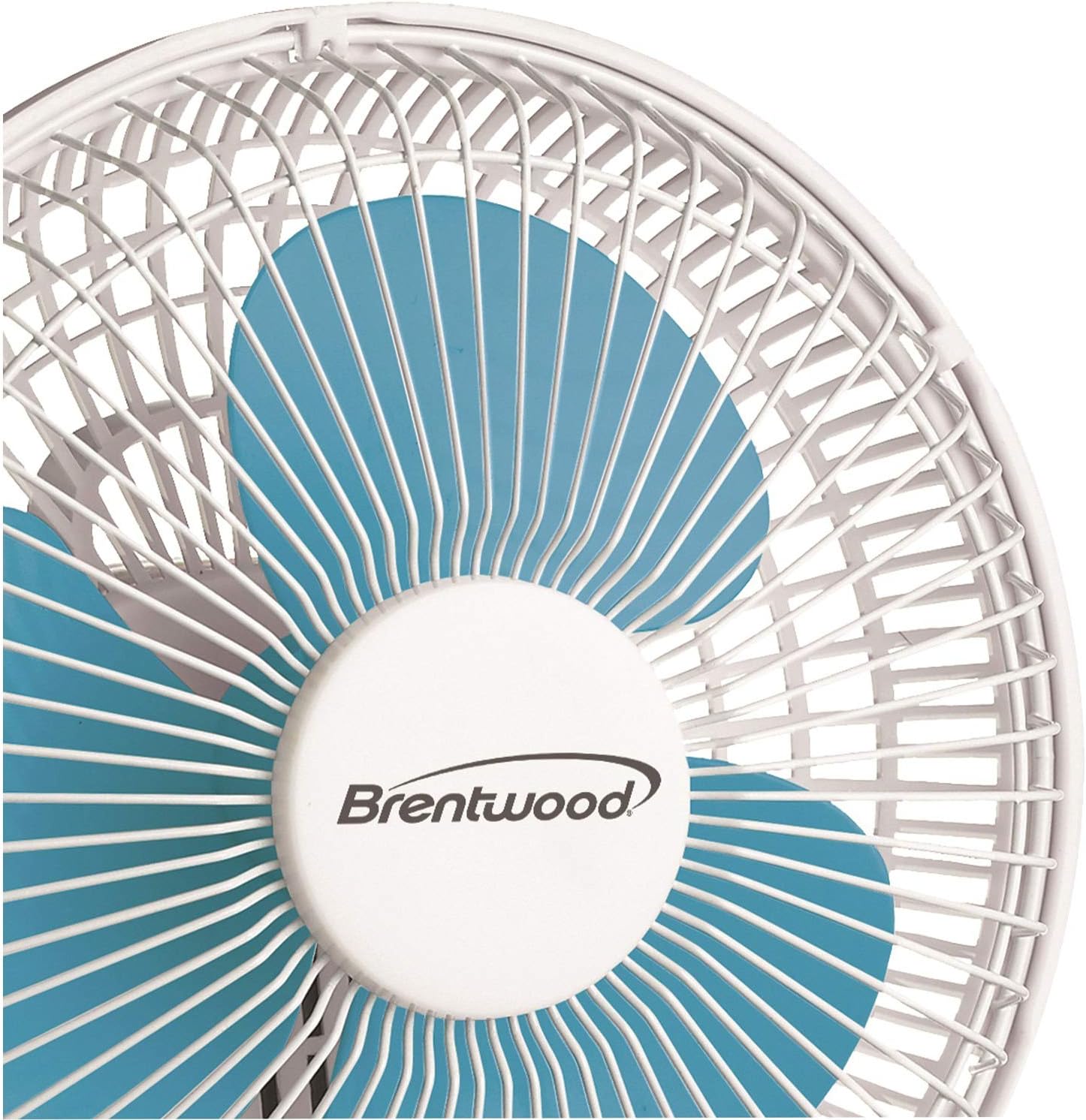 Brentwood Kool Zone F-621W Clip On Desk Fan,2-Speed 6-inch,White