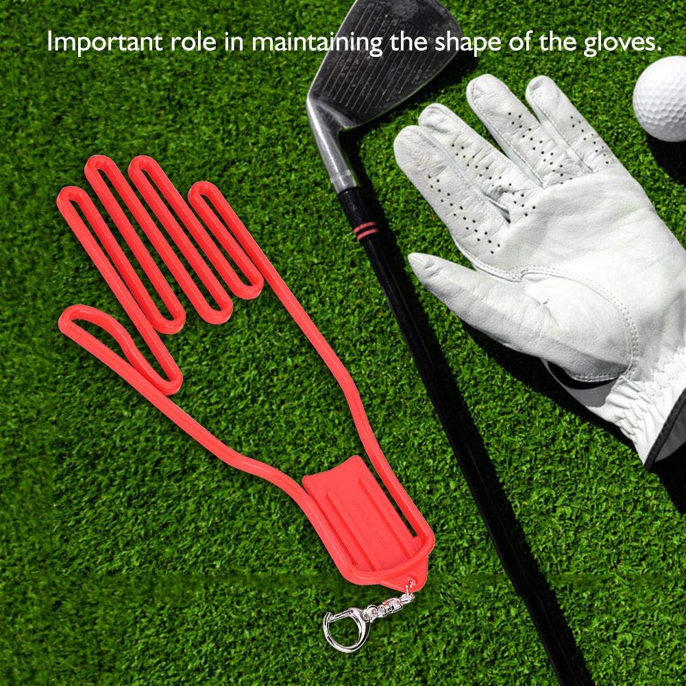 Gants de Golf Civière Support de Cintre, Gants de Golf en Plastique Keeper Civière Gants Support Cadre Rack Support Gant Shaper pour Golf, Baseball, Racquetball, Tennis et Football