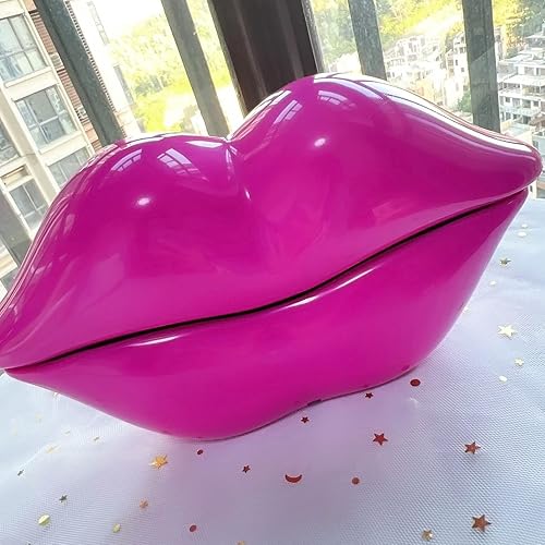 Miniatura 7 de Teléfono de labios, Teléfono residencial avanzado, Interesante boca en forma de labio, divertido cable de teléfono de plástico rosa rojo, teléfono