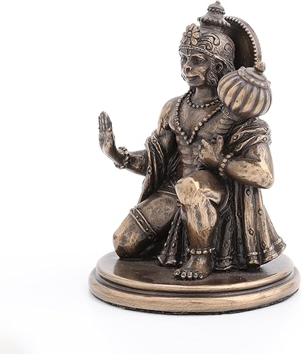 Miniatura 7 de Veronese Design Mini estatua de Hanuman - Figura hindú del Dios de la Fuerza, 3.25 pulgadas de alto