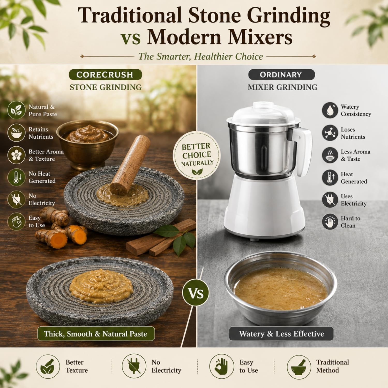 Haldi Grinder Stone - Natural Spice Grinding Slab -7 Haldi Grinder Stone - Natural Spice Grinding Slab -7