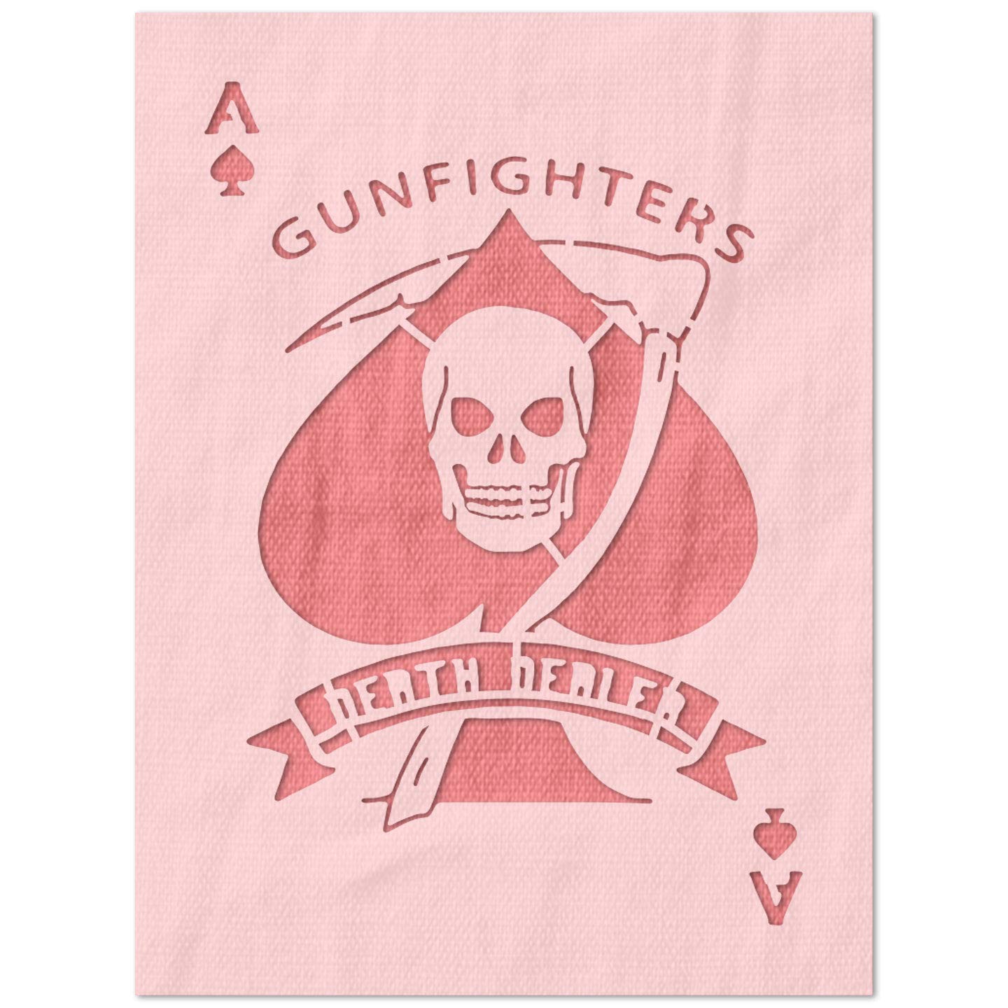 Stencil StopAce of Spades Stencil - Reusable for DIY Projects, Painting, Drawing, Crafts - 14 Mil Mylar Plastic (4.25 x 6 inches)