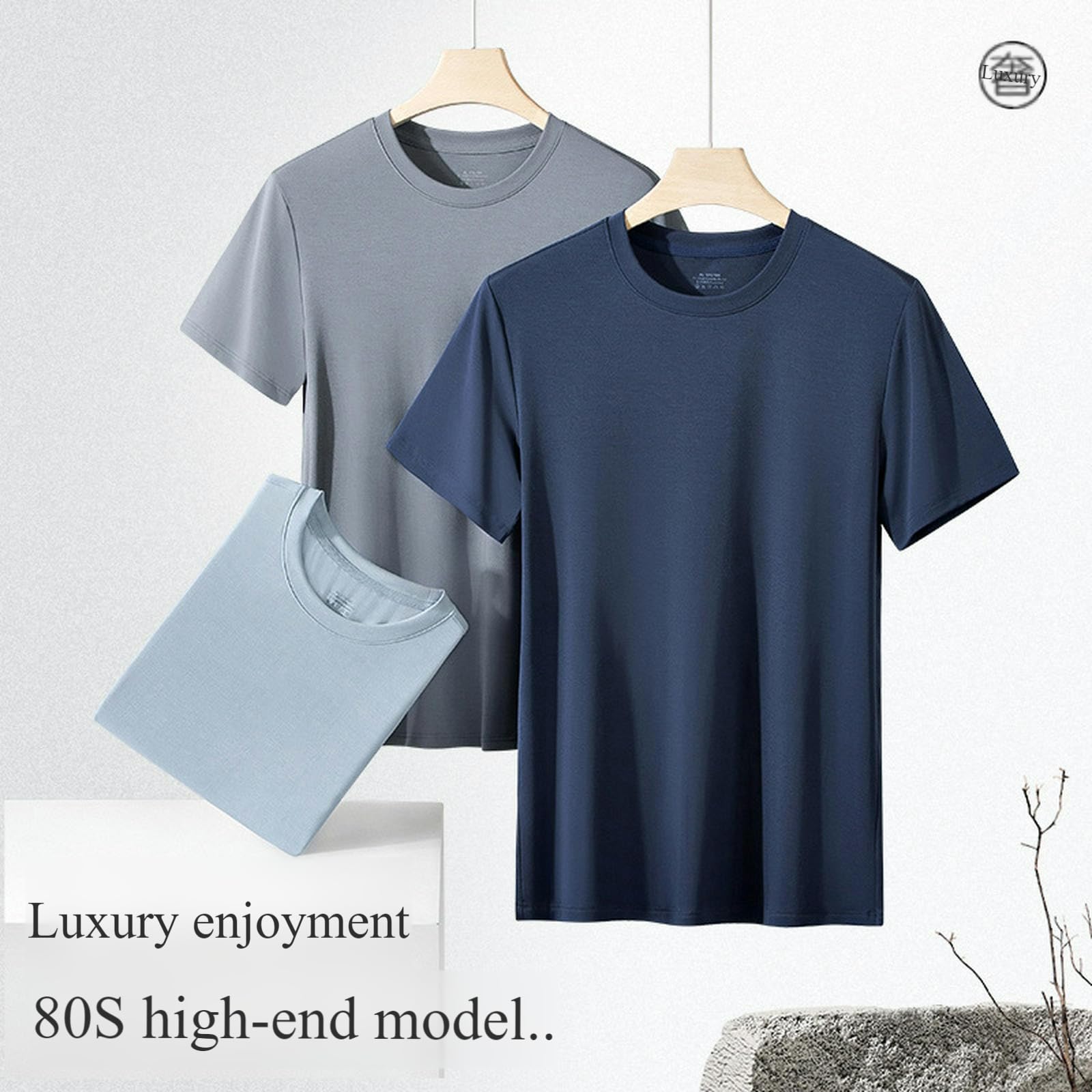 Męskie t-shirty, cienkie, z krótkim rękawem