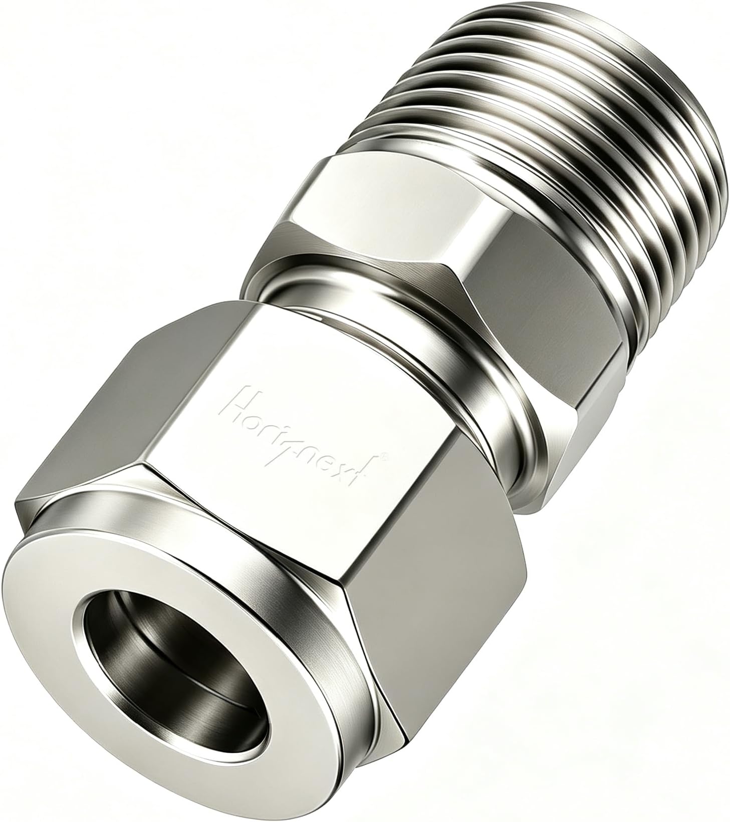 Stainless Steel Male Thread Compression Fitting NPT1/2-1/2" O.D. 38485 1