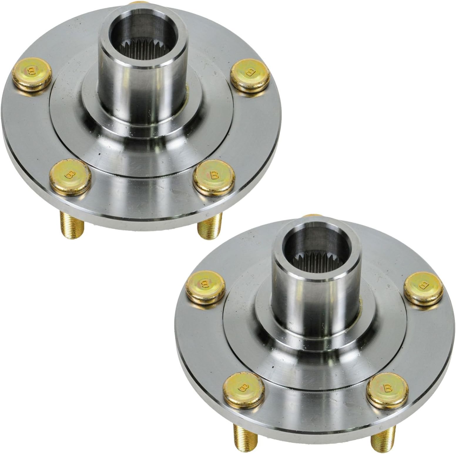 TRQ Front Wheel Hub Assembly LH & RH Pair Set of 2 for Mazda 3 5 Mazda3 Mazda5