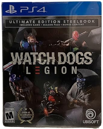 Watch Dogs Legion Ultimate Steelbook Edition Exclusive PlayStation 4