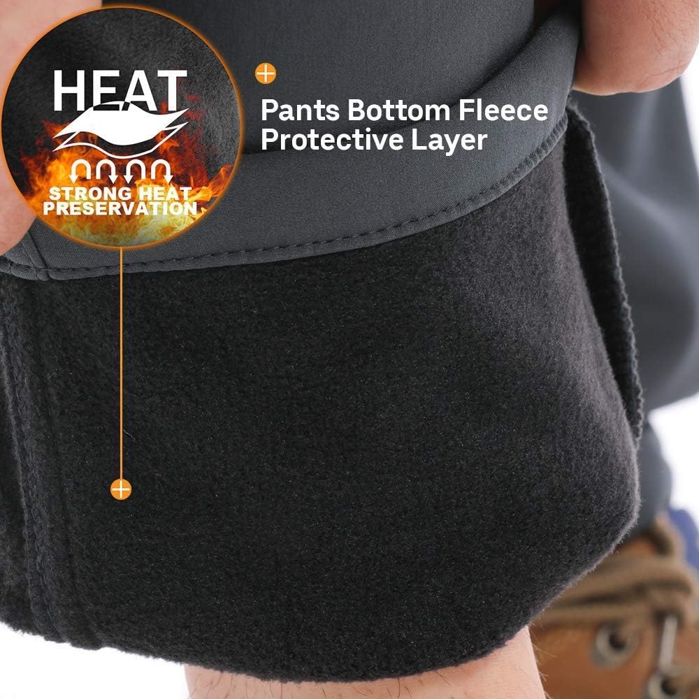 Asfixiado Kids Boys Girls Ski Waterproof Fleece Lined Soft Shell Pants Snow Insulated Windproof Winter Pants Hiking,Camping,Travel #1510 Red/Purple-L : Sports & Outdoors