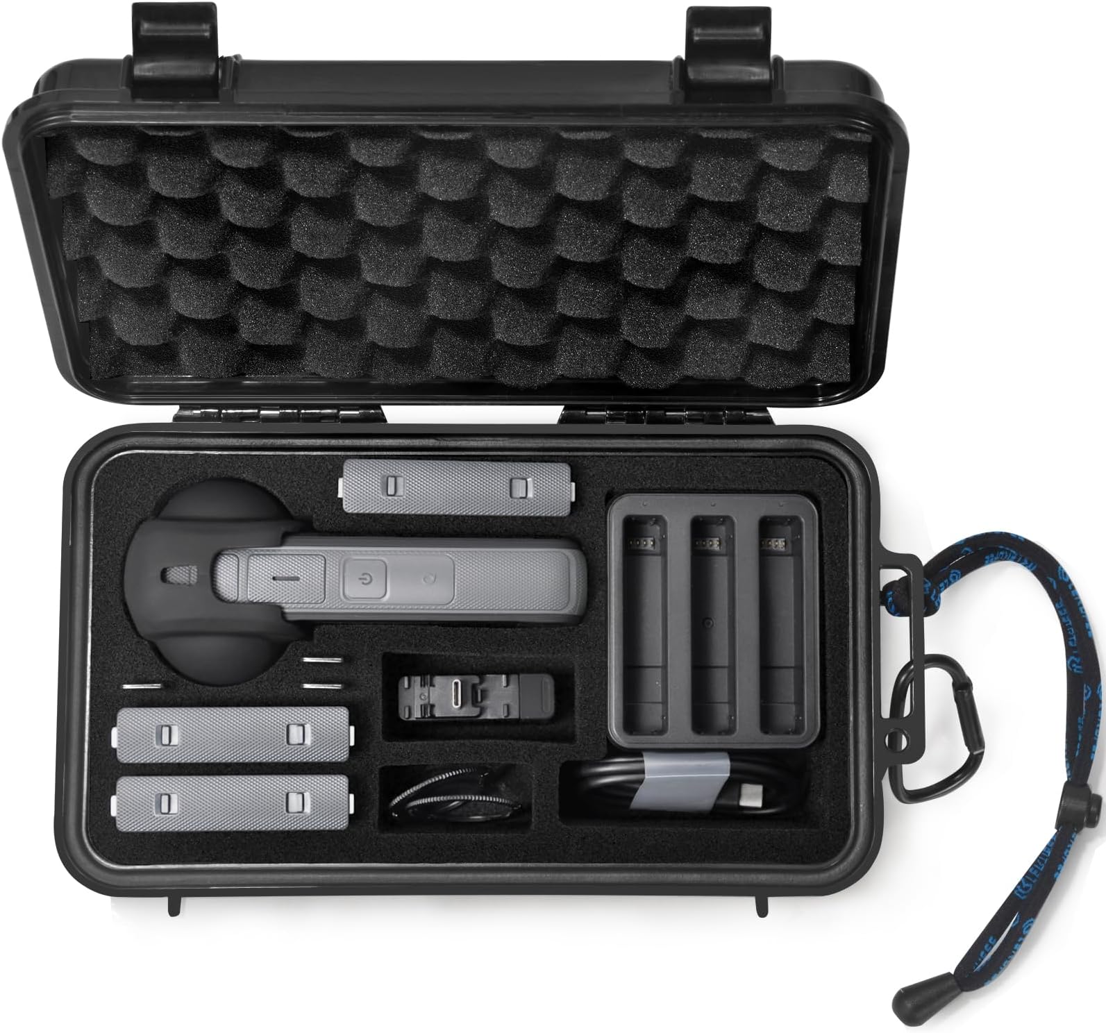 Portable Waterproof Hard Case for Insta360 X5 / X4 / X3 Camera and Accessories(Case Only)