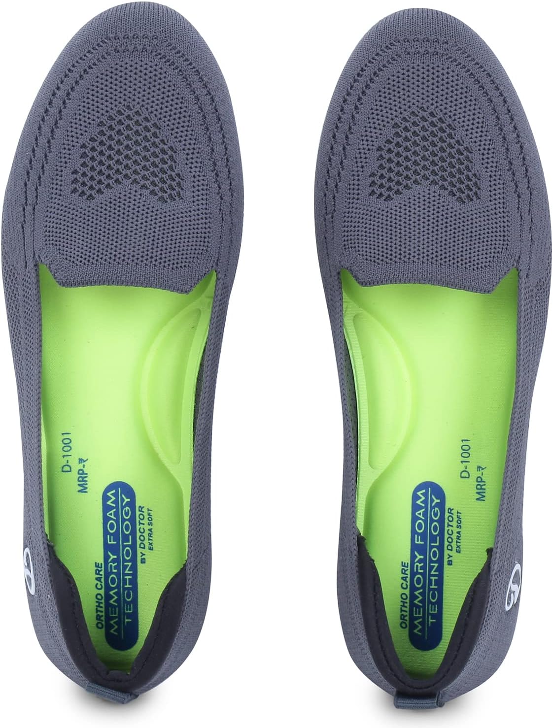 DOCTOR EXTRA SOFT Flexible Memory Foam Women's Shoes for Walking Gym Training | Casual Sports,Slip-On,Lightweight Lace up Jutis Bellies Classy Ballerina for Ladies and Girls New-D-1003