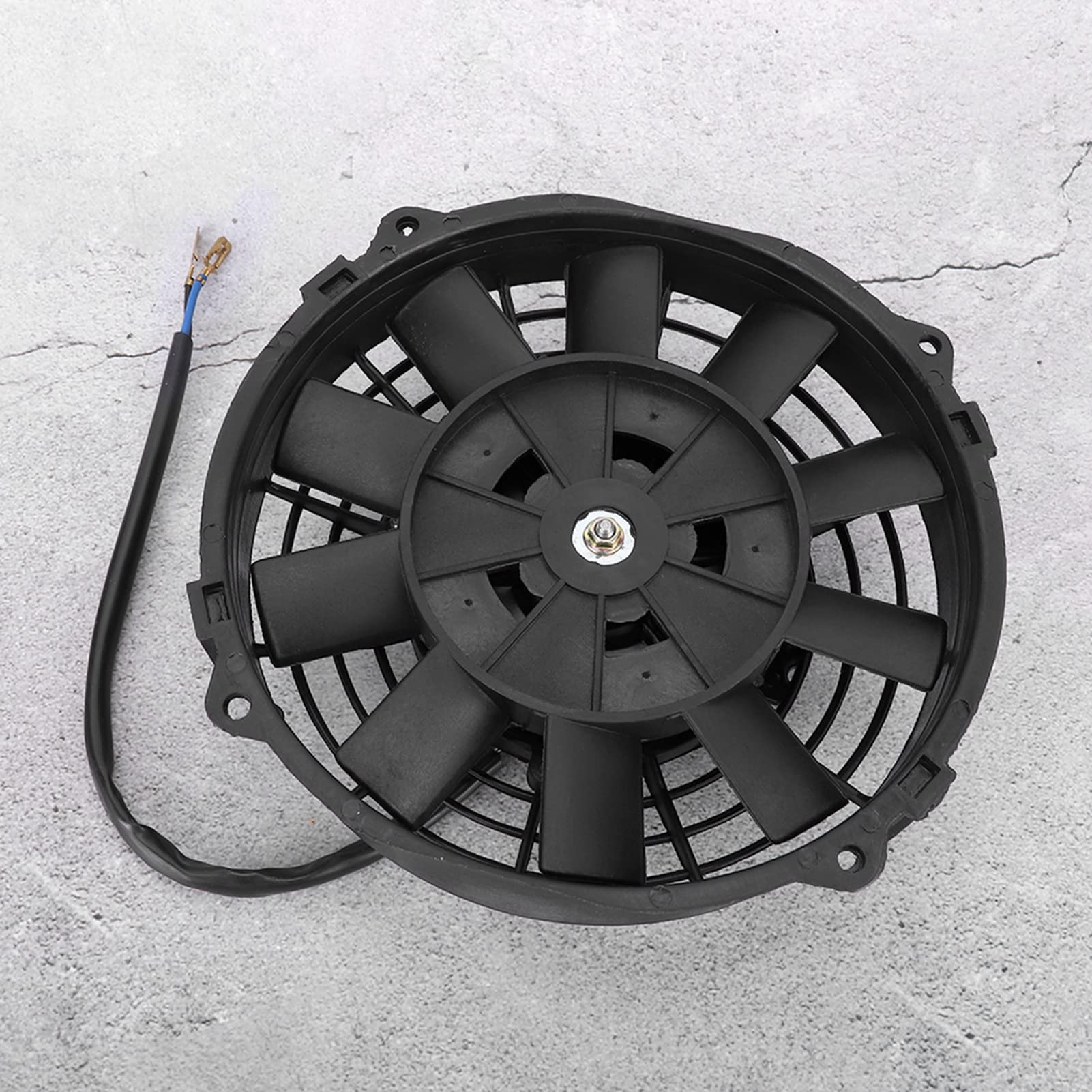 Ventola 12v di Raffreddamento Per Radiatore Elettrico Sottile da 7 Pollici Thermo 12V Universale con Kit di Montaggio