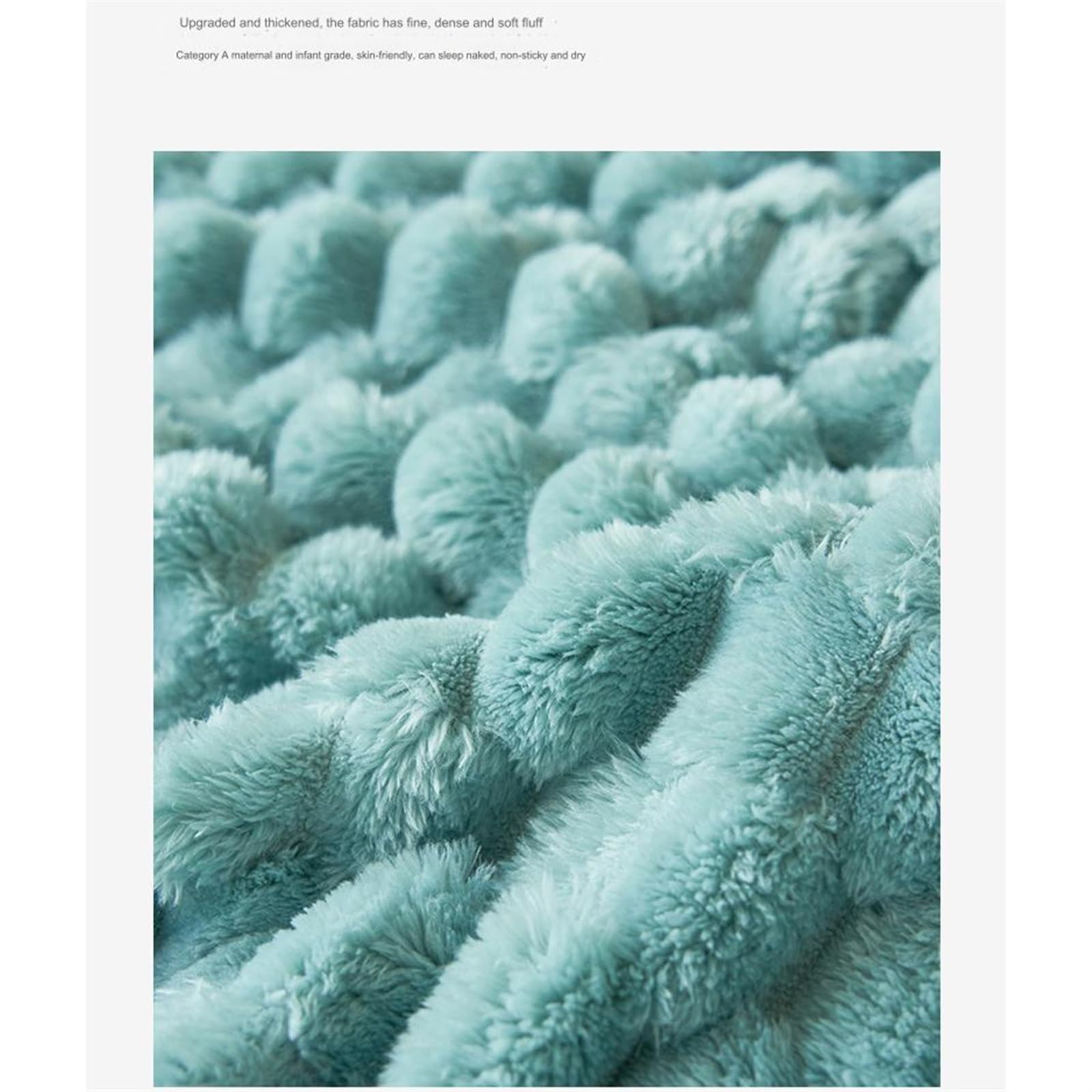 Coperta Ponderata, Coperte Ponderate per Adulti, Grande Coperta in Pile per Adulti, Divani, Morbida E Calda Coperta sopra Il Divano Letto(Size:200 * 230cm,Color:A)