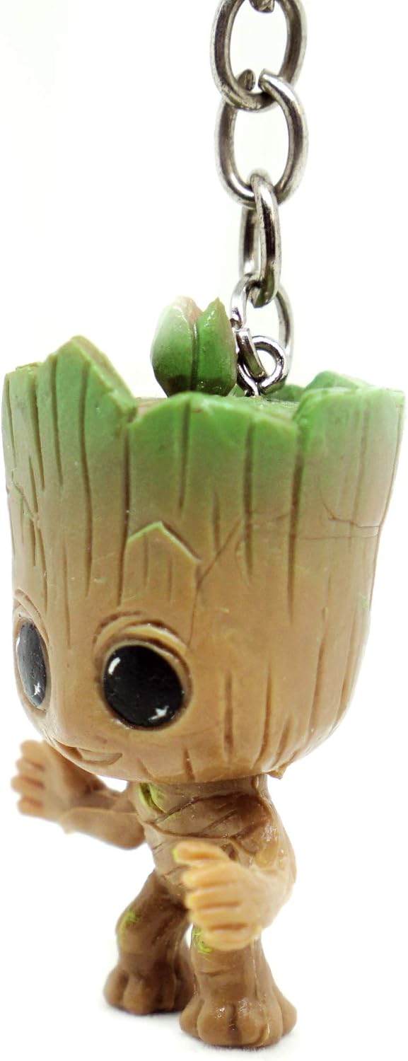 VNFLY Cute Keychain Lovely Animal Characters, Mini Figure Collection Playset, Plant Pot Craft Dollhouse Decoration, Cake Topper, Cake Decoration (2 x 1.4 inches) : Toys & Games