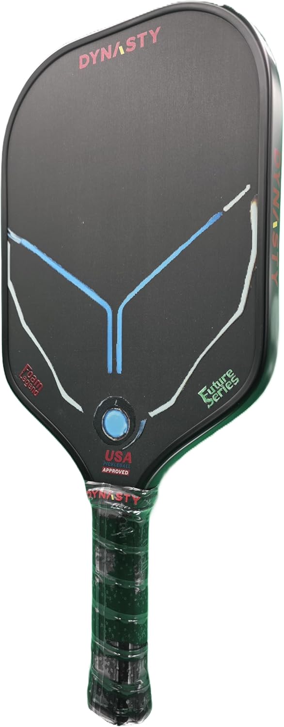 Dynasty 100% Foam Legend Future Series Gen 4.5 Professional Pickleball Paddle with 4-Layer Face *Power Series PBCoR .43* USAPA for Elite Power/Pop, Spin + Control