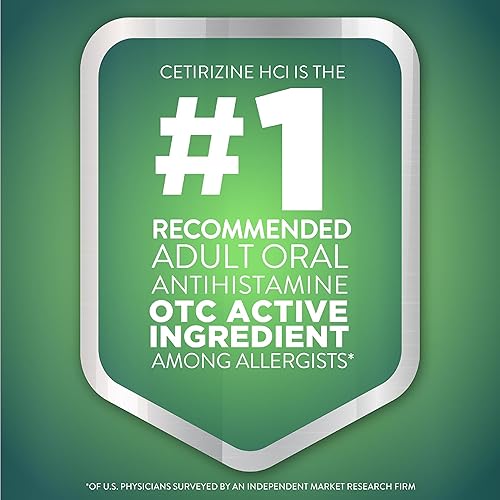 Miniatura 5 de Goodsense todo el día, alergia, cetirizine HCL antihistamínicas Tableas, 10 mg, 1, 1