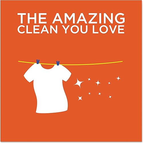 Vista 95 de Tide Detergente líquido para ropa, original, 100 cargas, 146 onzas líquidas, compatible con alta eficiencia