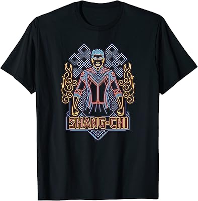 Marvel Shang-Chi and the Legend of the Ten Rings Neon Lights T-Shirt