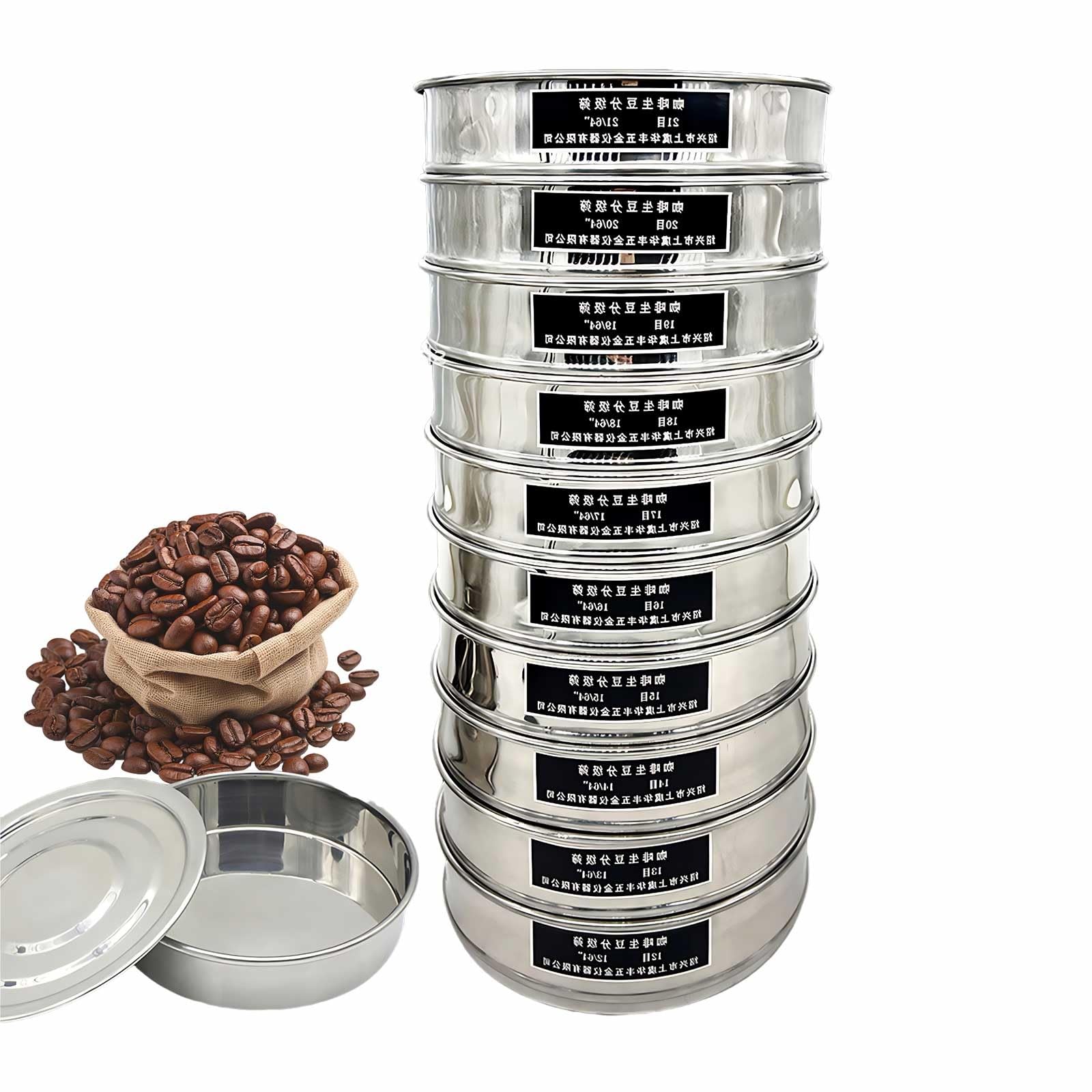 Tamices de clasificación de café verde en grano para cribado manual