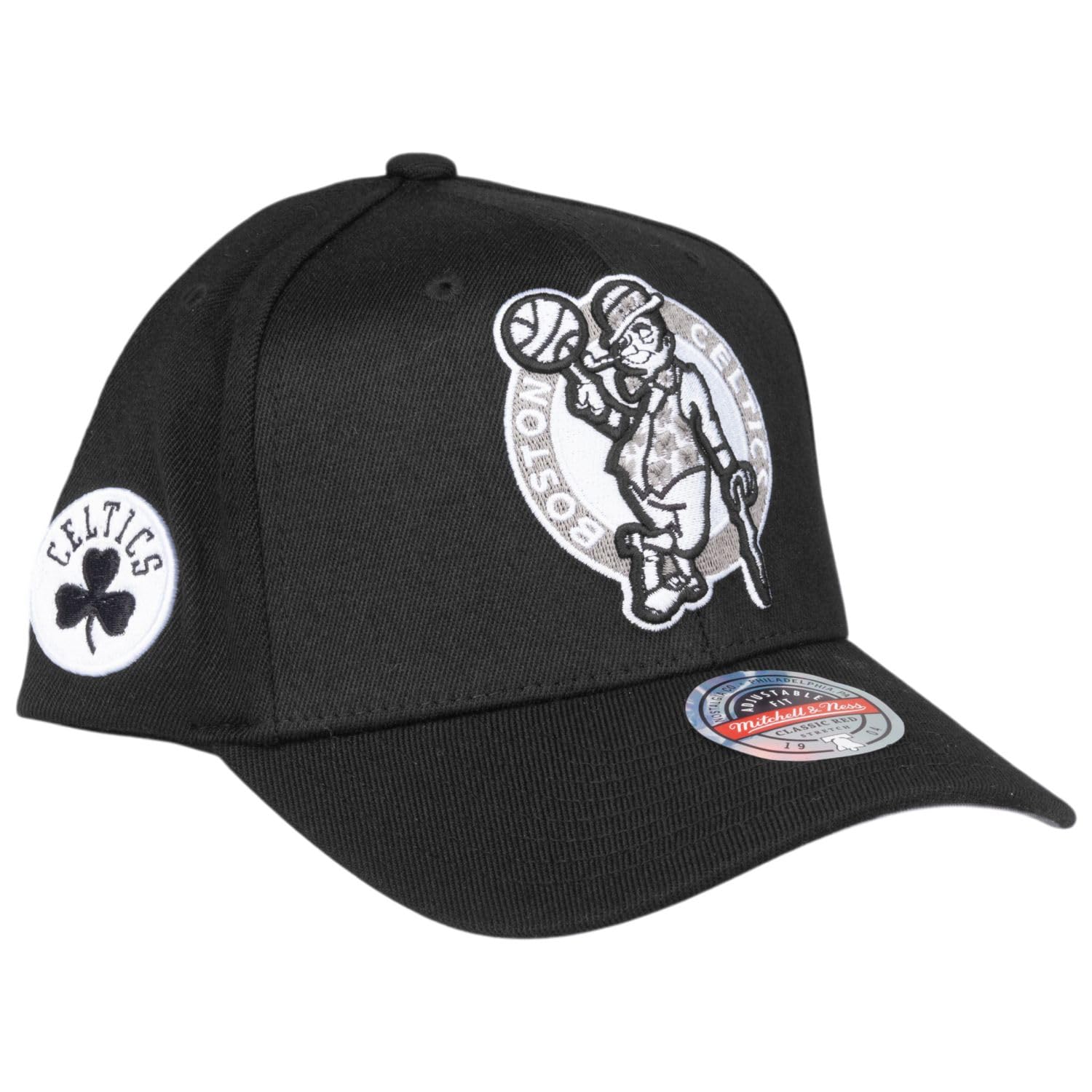 Mitchell & Ness Snapback Stretch Cap - BGW3 Boston Celtics - One Size Black