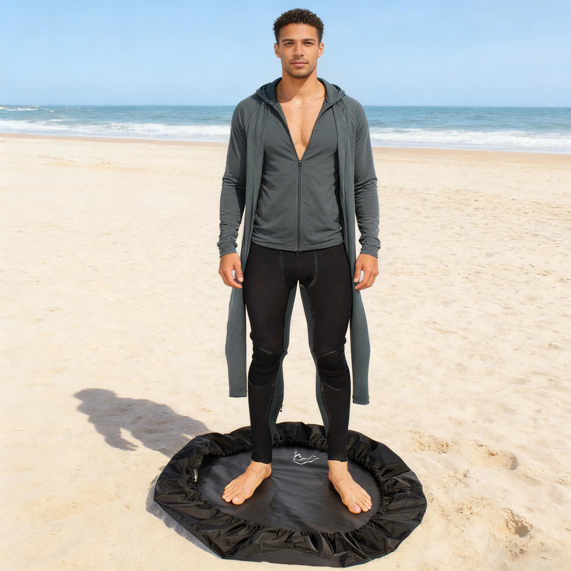 SUQ Wetsuit Changing Mat, Surf Changing Pad, Portable Beach Carry Dry Bag, Durable Waterproof, with Storage Bag - Image 2