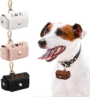 Roycraft Personalized Wedding Ring Box for Dog Collar Ring Bearer Pillows for Engagement Wedding Proposal Ceremony