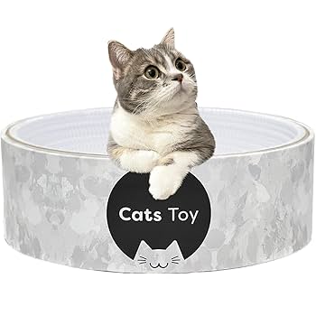 Catlog_Board 爪とぎベッド付き Amazon | ottostyle.jp 猫 爪とぎ ダンボール ベッド 【38×38cm