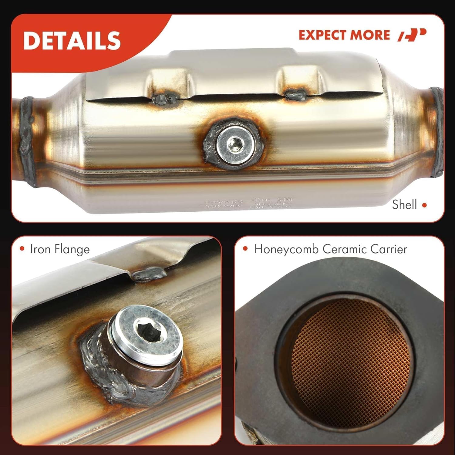 A-Premium Catalytic Converter Kit Direct-Fit Compatible with Kia Sportage 2011-2016 & Hyundai Tucson 2010-2013, 2.4L, EPA Compliant, Replace# 289602G880