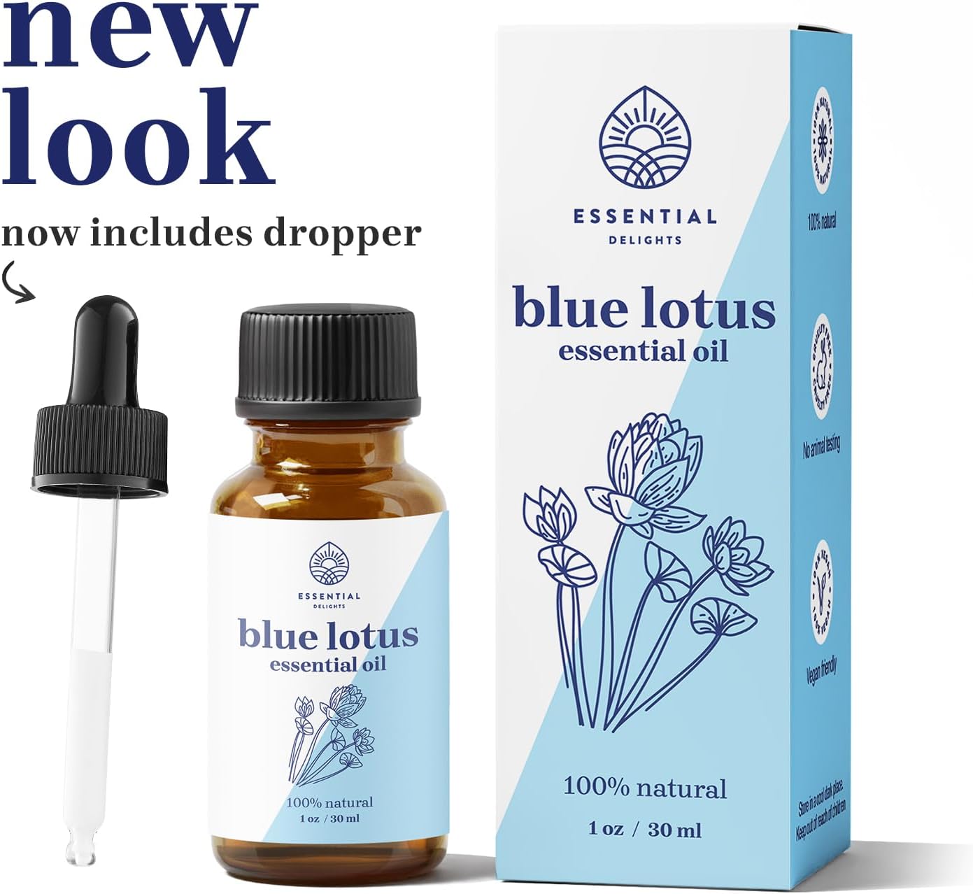 Blue Lotus Essential Oil - Premium Grade Essential Oil (1 oz.) | for Aromatherapy, Soaps, Lotions, & Candles | Vegan & Cruelty Free | Premium Packaging with Dropper - Image 2