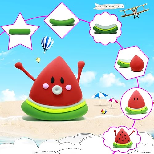 Miniatura 2 de Arcilla seca al aire de 96 colores, kit de arcilla para modelar, juego de escultura mágica, ultraligero y suave, seguro, no tóxico, proyectos