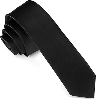 Skinny Tie Men Women 2" (5CM) Slim Necktie Solid Thin Ties Formal