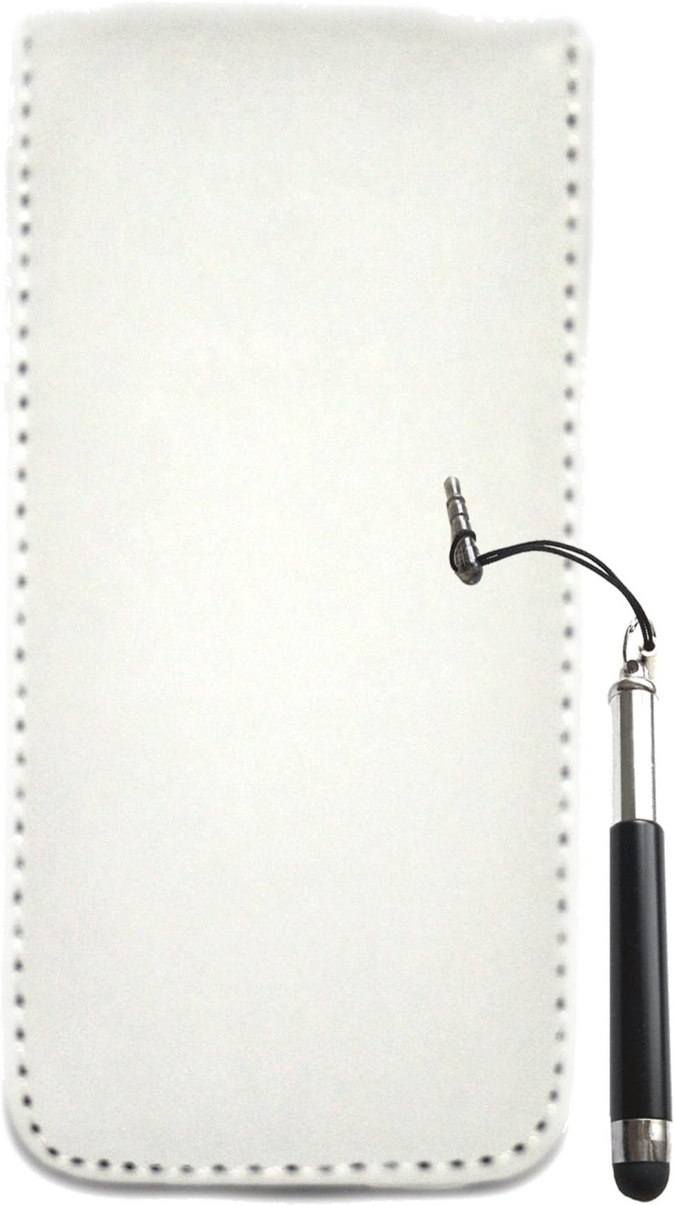 iPod Touch 5th 6th Generation Case, iPod Touch 5/6 Case Genuine ZAFOORAH PU Leather Magnetic Flip Credit Card Cash Holder with 3 Bonus items Stylus, Screen Protector, Microfiber Cloth (PU Leather Flip - Credit Card Holder - White)