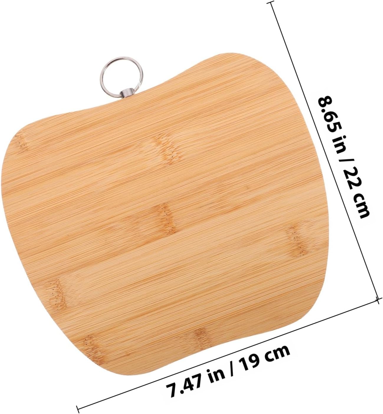 Bamboo Cutting Board Kitchen Chopping Board, Flat Khaki image 2