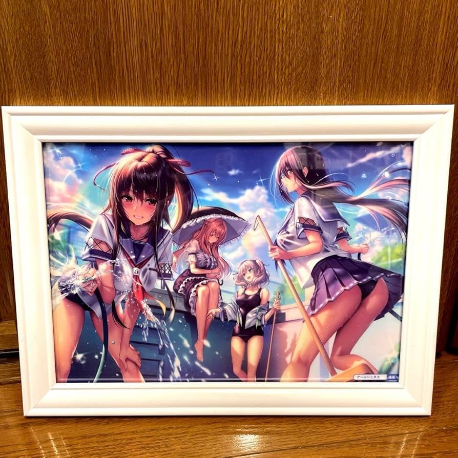 Amazon.co.jp: ピロ水先生 アマガミ 夏 版画展 A4サイズ クリア
