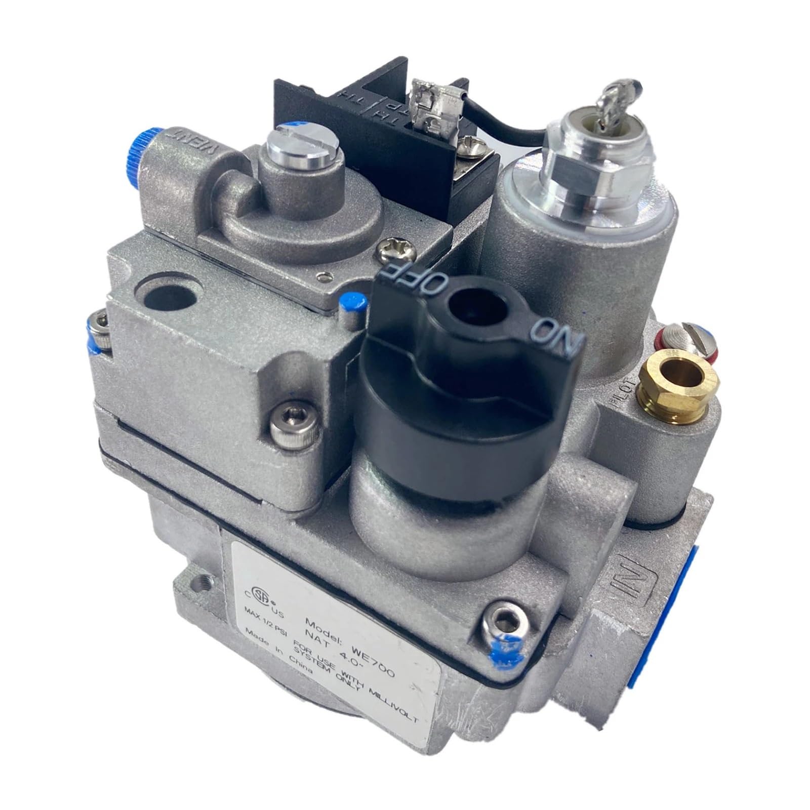 Control del termostato de freidora gas para Robertshaw 700-506 200.000 BTU/H para rosca natural 3/4"