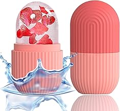 JustLatest Ice Roller for Face and Eye (Pink) - Facial Massager and Roller Combo
