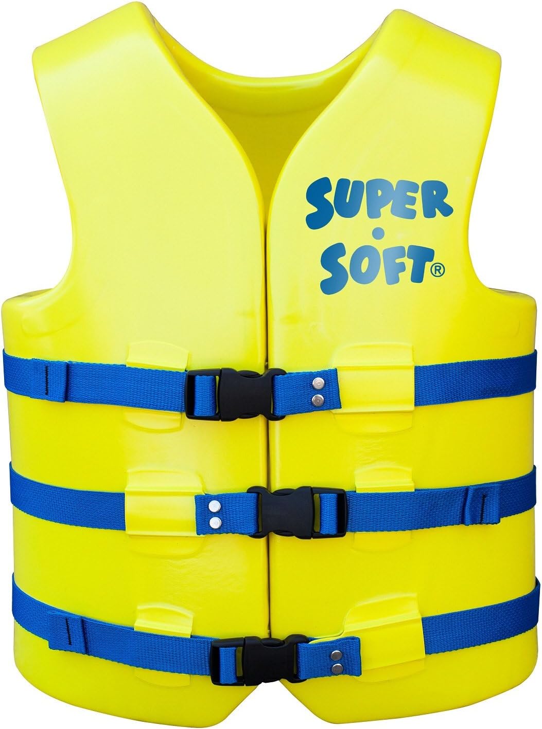 Texas Recreation Super Soft Adult Vinyl Coated Vests Size M Chest 37" To 40" Color Yellow