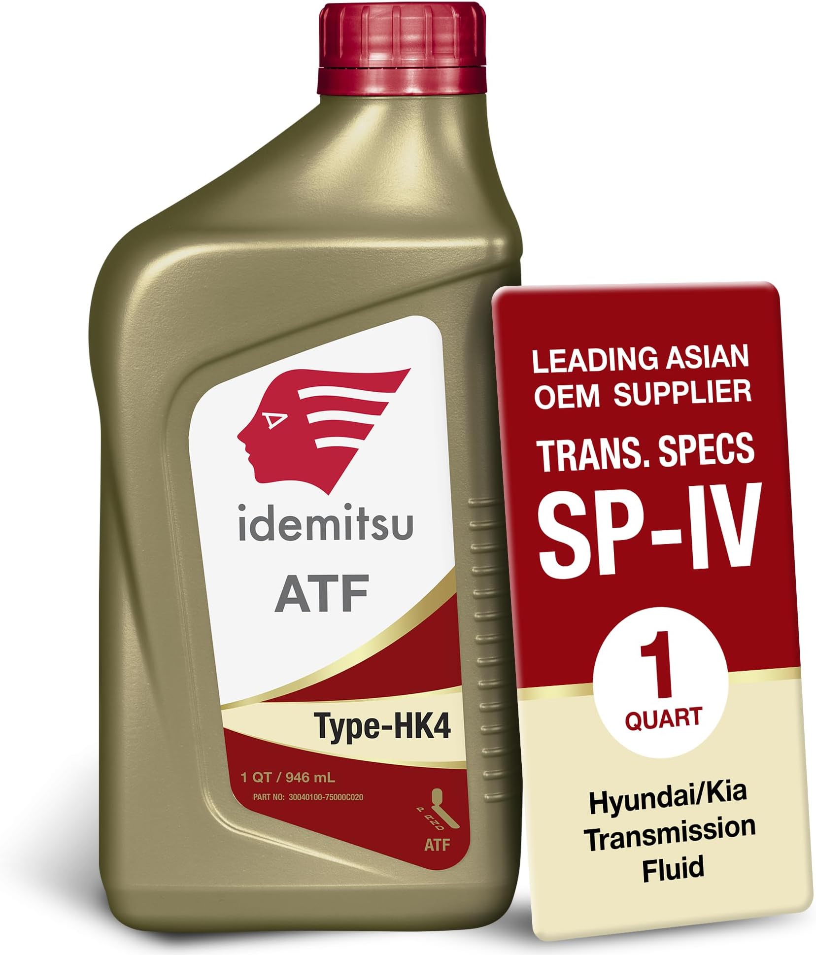 Idemitsu ATF Type HK4 Automatic Transmission Fluid for Hyundai, Kia - 1QT