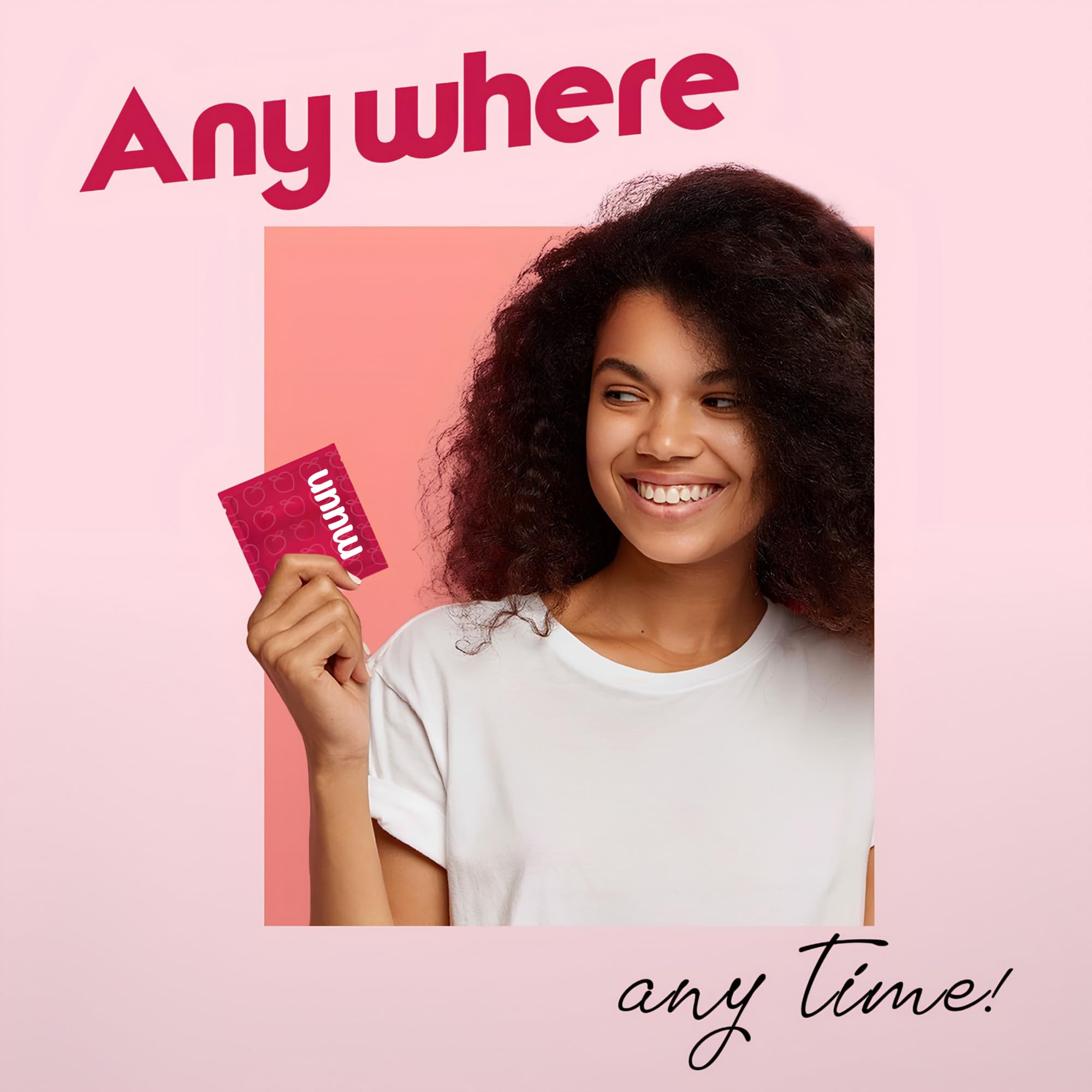 Wipes Feminine Fresh Reinigungstücher, spülbar, einzeln verpackt, feminine Reinigungstücher, reisefreundlich, pH-ausgewogen (50 Stück)