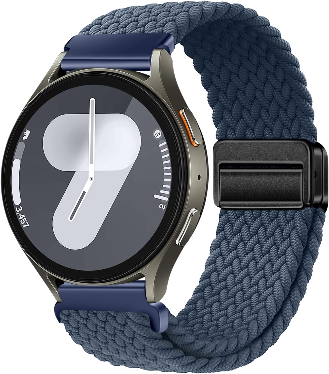 YYXIXI 20mm Watch Strap Compatible with Samsung Galaxy Watch 7/6/5/4 Strap 44mm 40mm/5 Pro 45mm Wriststrap/Active 2 Band Magnetic Buckle Braided Belt(Watch Not Included)