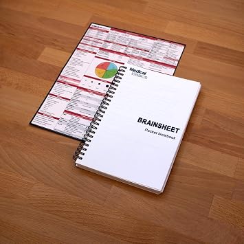 Medical Basics Pocket Nurse Report Sheet Notebook - Brain Sheet Template for MedSurg Nurses and CNA
