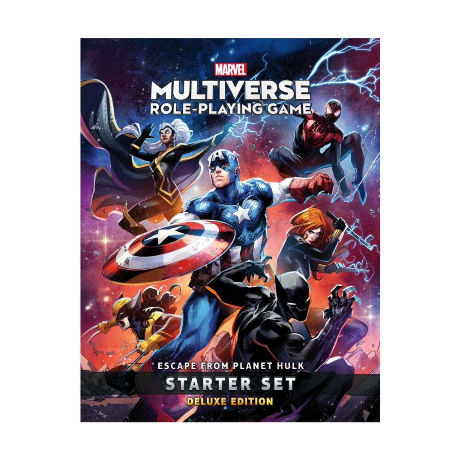Marvel Multiverse RPG: Escape from Planet Hulk Starter Set - Action-Packed Superhero Roleplaying Game, Strategy Game for Kids & Adults, Ages 12+, 2-7 Players, 4 Hour Playtime, Made by CMON