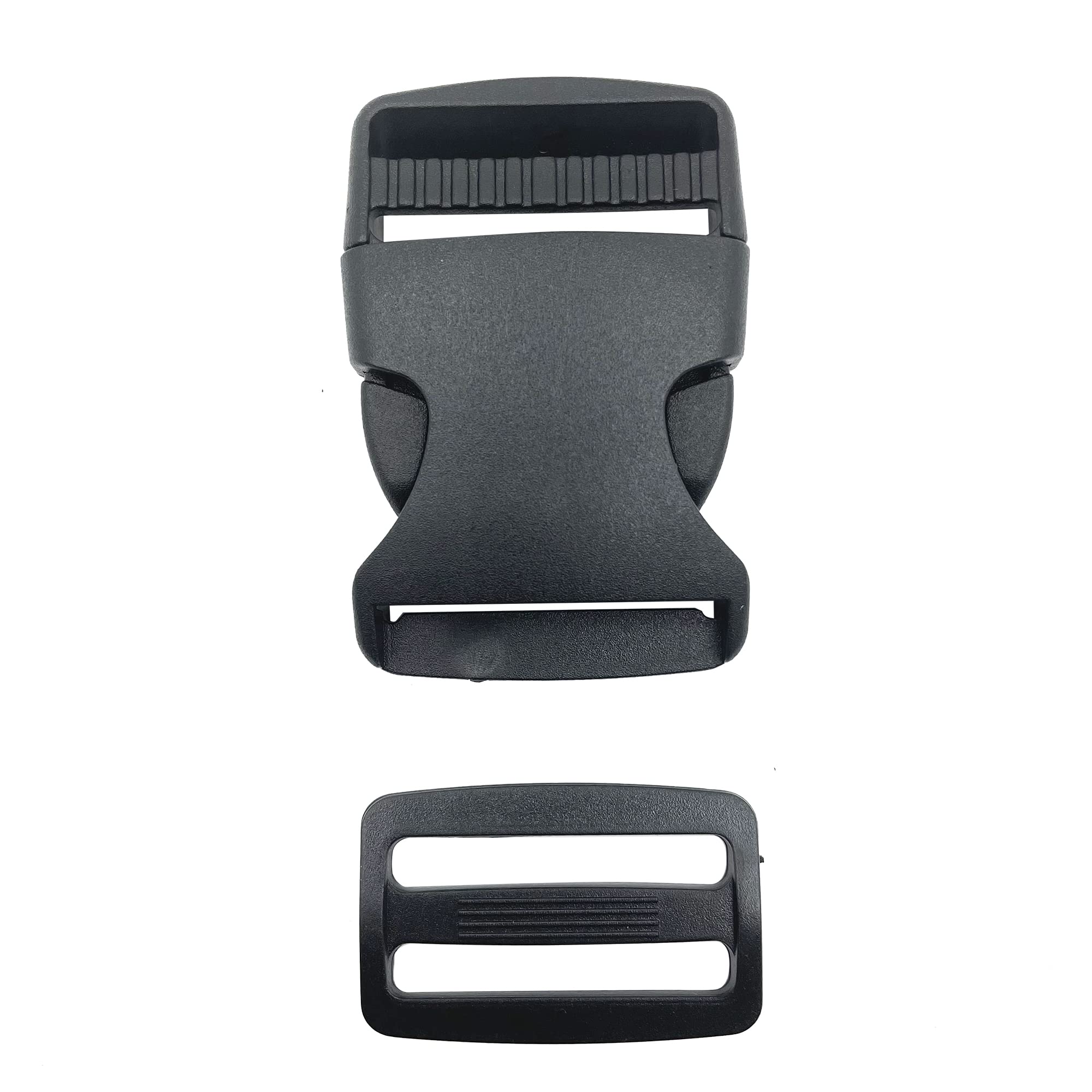 CYATHAGOR Adjustable Plastic Side Release Buckles with Tri-Glide Slides Buckle for Luggage Straps Collar Backpack