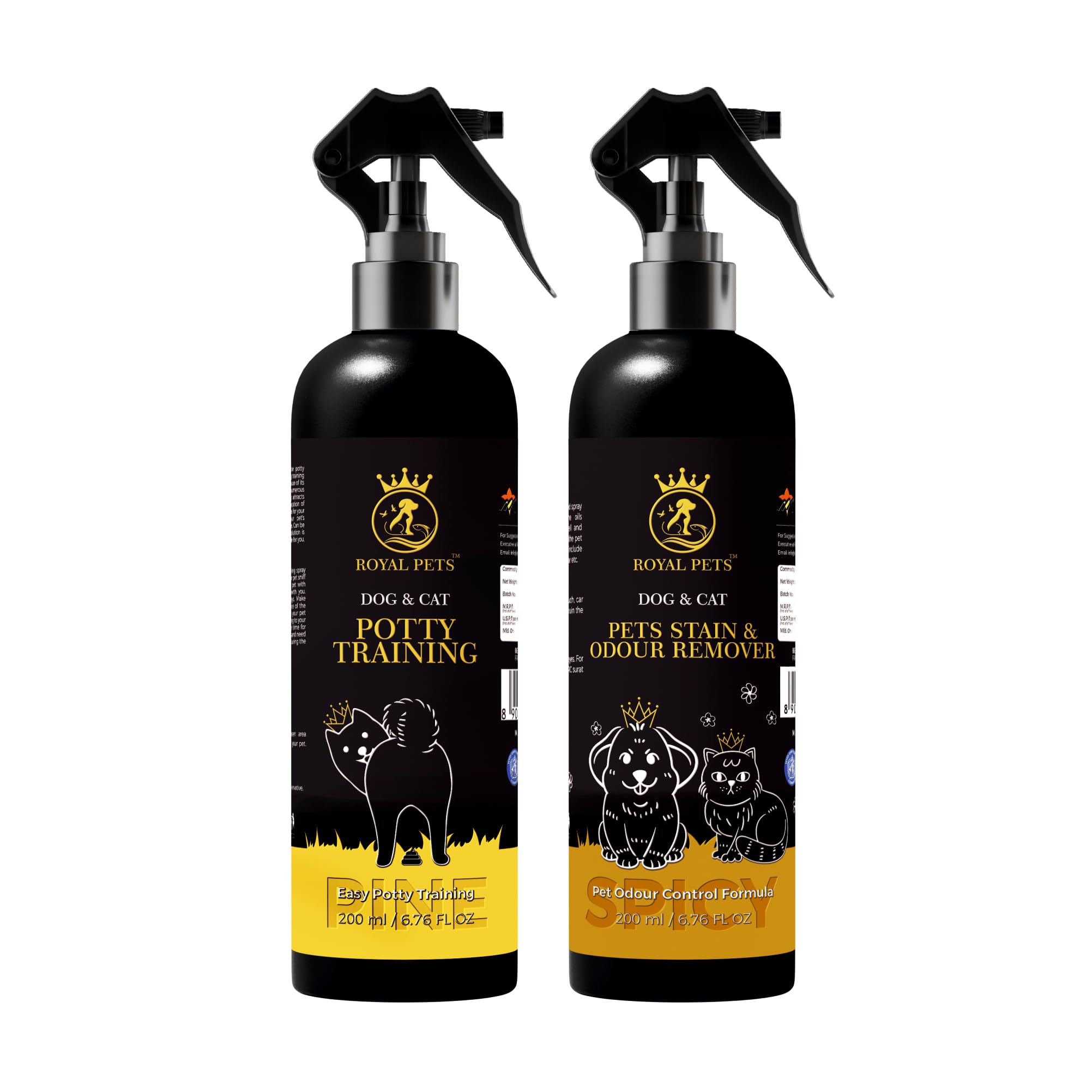 Royal Pets Potty Training Spray with Stain and Odour Remover Spray for Dog and Cat | Potty Training Spray for Puppy, Dog, Cat and Kitten | Urine and Bad Smell Remover | Pet Area Cleaner and Freshener (B0CQF8KFTQ) Amazon Price History, Amazon Price Tracker