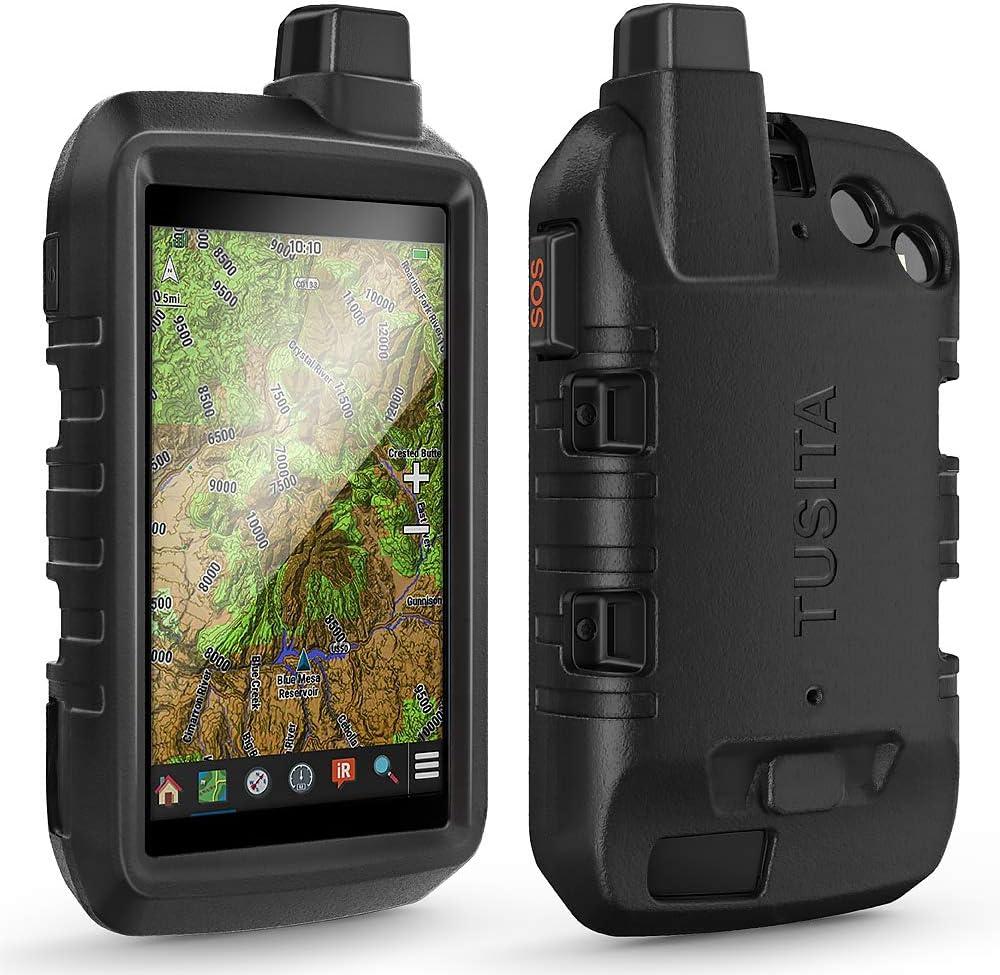 TUSITA Case Compatible with Garmin Montana 760i 750i 710i 700i 700 710 - Silicone Protective Cover - GPS System Accessories