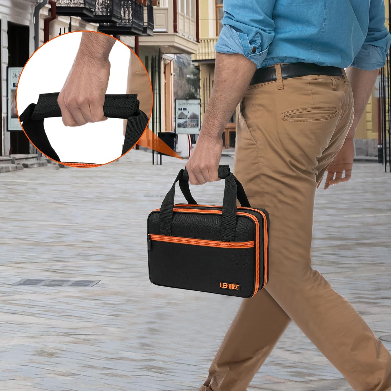 Carrying Case Compatible with Klein Tools ET310 AC/80101/80016 Circuit Breaker Finder,GFCI Outlet Tester,69149P Electrical Test Kit,Circuit Tester Storage Organizer for Digital Multimeter,Clamp Meter - Image 6